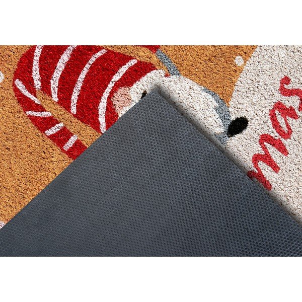 Kokosšķiedras kājslauķis ar Ziemassvētku motīvu 40x70 cm Christmas Gnomes – Hanse Home-image-4