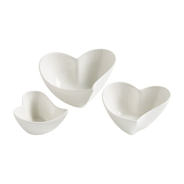 Balts porcelāna servēšanas trauku komplekts (3 gab.) Amore – Maxwell & Williams