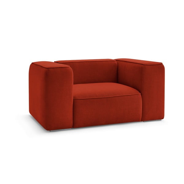 Ķieģeļu sarkans atpūtas krēsls Zephyr – Bobochic Paris