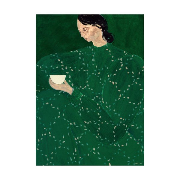 Plakāts 30x40 cm Coffee Alone At Place De Clichy – Sofia Lind – The Poster Club