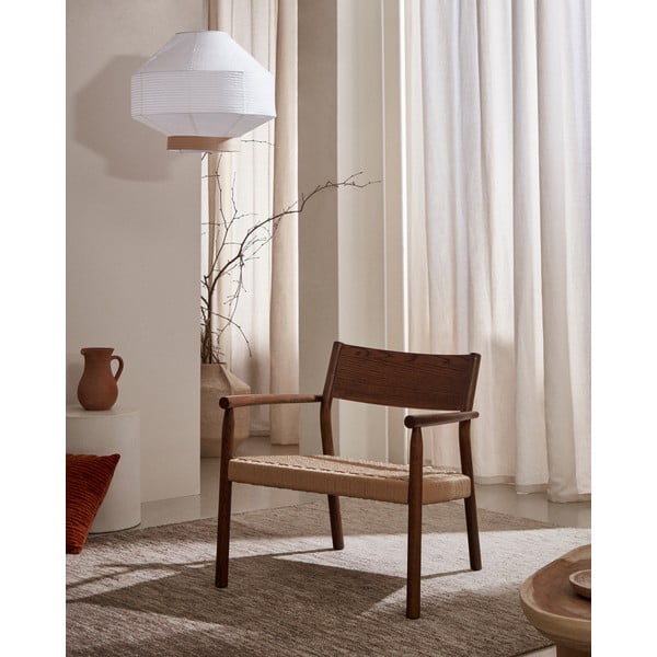 Dabīga toņa austs atpūtas krēsls Yalia – Kave Home-image-1