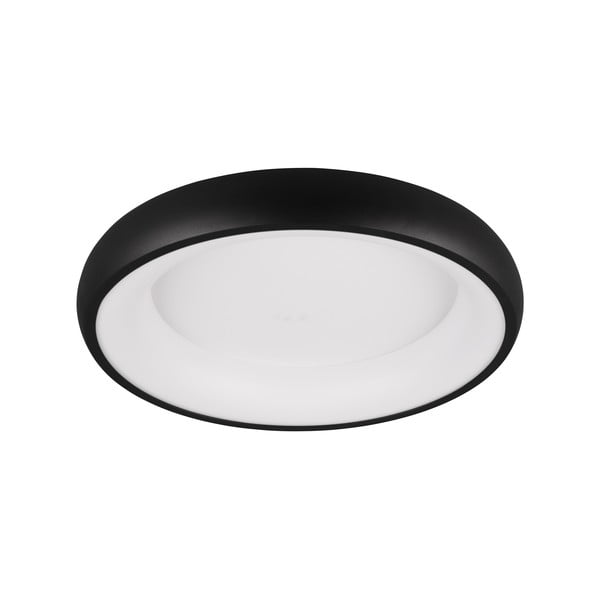 Melna LED griestu lampa ar regulējamu spilgtumu Cardona – Trio