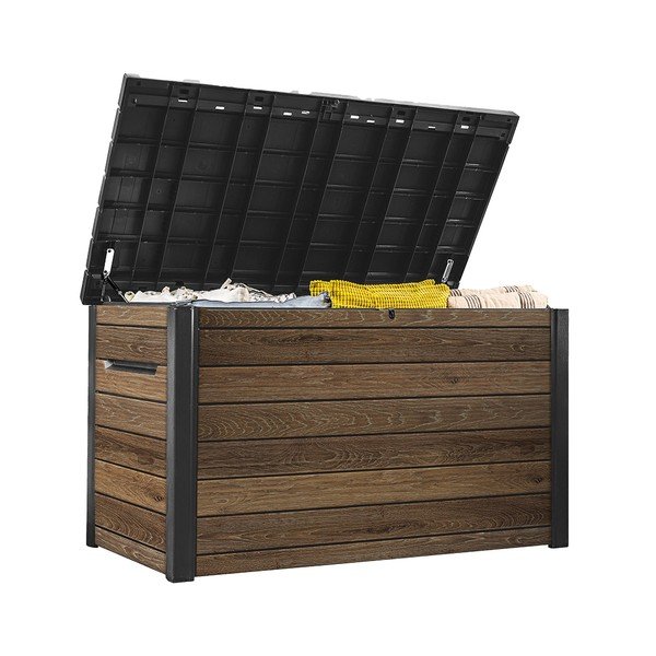 Brūna plastmasas dārza uzglabāšanas kaste Signature – Keter-image-2