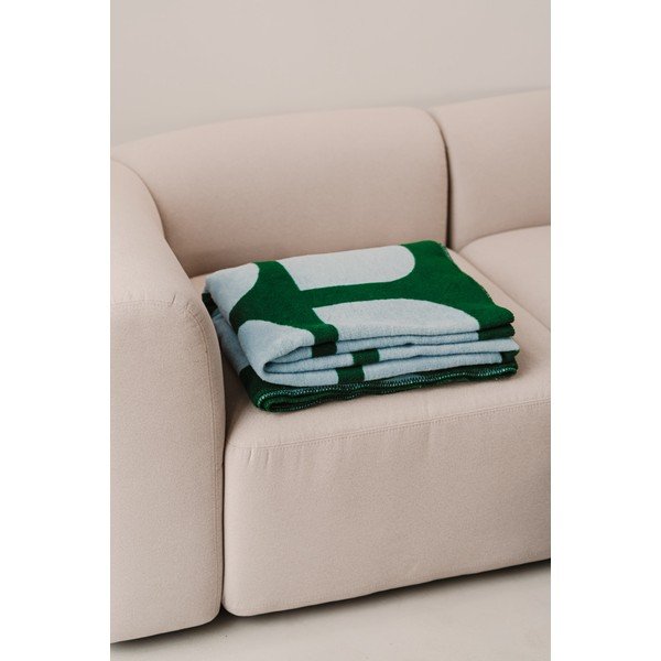 Zaļš/zils pleds 150x200 cm Gilli – noo.ma-image-2