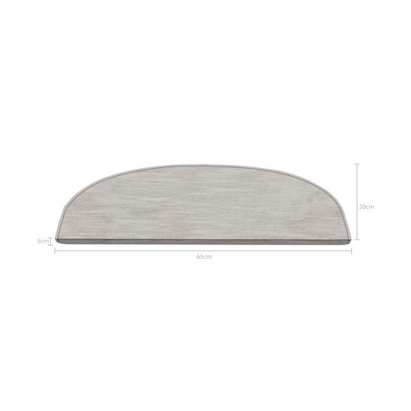 Krēmkrāsas kāpņu paklāji (16 gab.) 20x65 cm Desert Sand – Vitaus-image-2