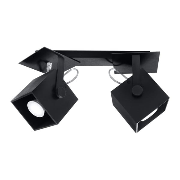 Melna griestu lampa Sollux Noe Dos-image-1