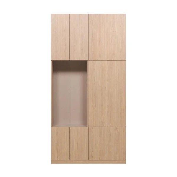 Dabīga toņa modulārais skapis 108x215 cm Build – WOOOD-image-2