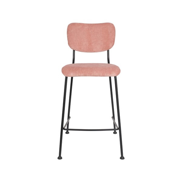 Gaiši rozā bāra krēsli (2 gab.) 92 cm Benson – Zuiver
