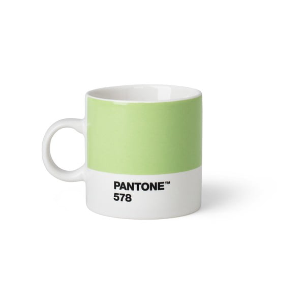 Gaiši zaļa krūze Pantone Espresso, 120 ml