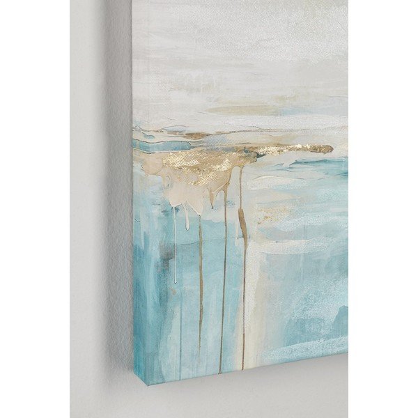 Drukāta/ar rokām krāsotiem elementiem glezna uz audekla 60x60 cm Crown – Bizzotto-image-1