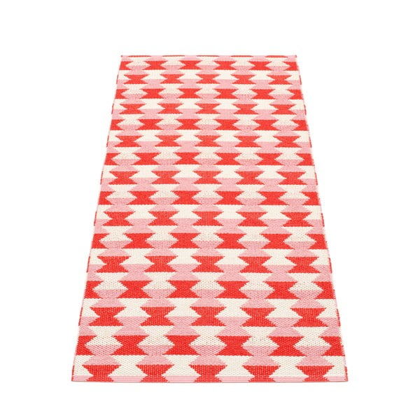Sarkans iekštelpu un āra celiņa paklājs 70x160 cm Dana Coral – Pappelina-image-1