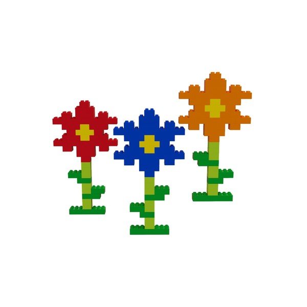 Rotaļu klucīšu komplekts Hubelino Rainbow, 120 gab.-image-2