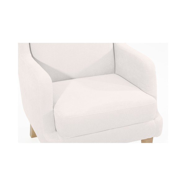 Krēmkrāsas atzveltnes krēsls Max Winzer Bennet Suede-image-2
