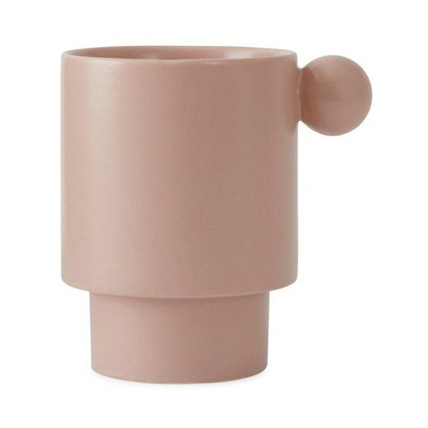 Gaiši rozā porcelāna krūze Inka – OYOY Living Design