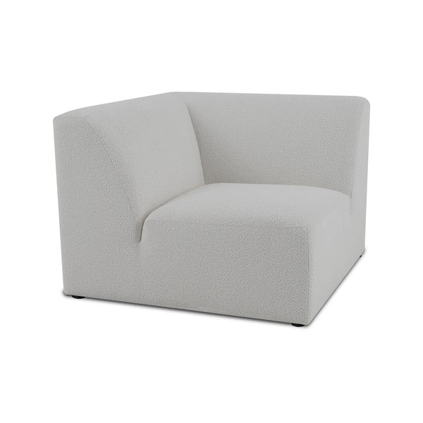 Balts modulārais dīvāns no buklē auduma (ar maināmu stūri) Roxy – Scandic-image-1