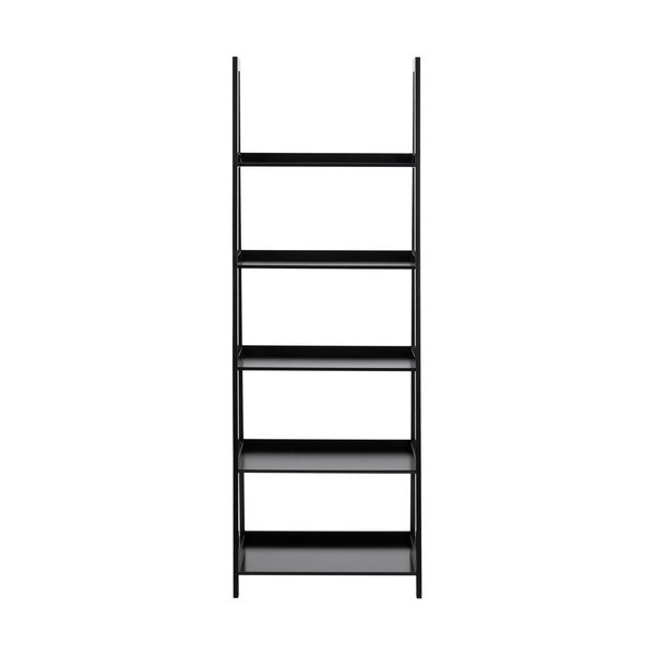 Melns grāmatplaukts Actona Wally, augstums 180 cm-image-2