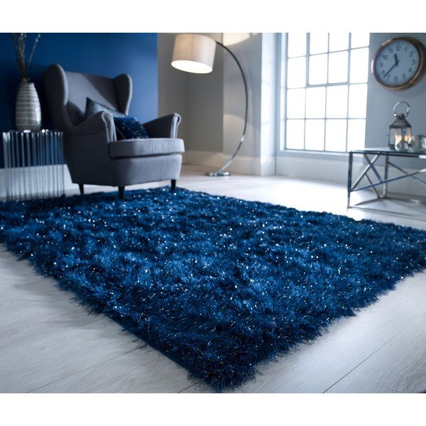 Zils paklājs Flair Rugs Dazzle, 60 x 110 cm-image-4