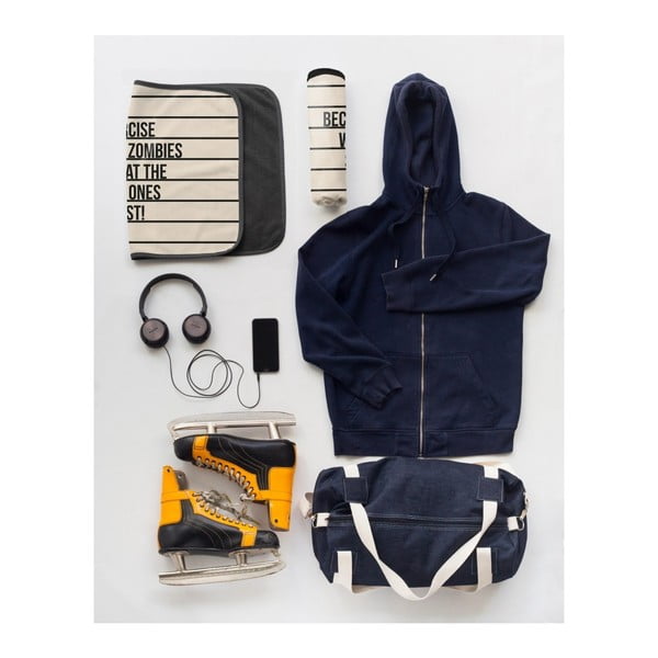 Patiešām jauki sīkumi Zombiji, kokvilnas sporta dvielis, 45 x 70 cm-image-2