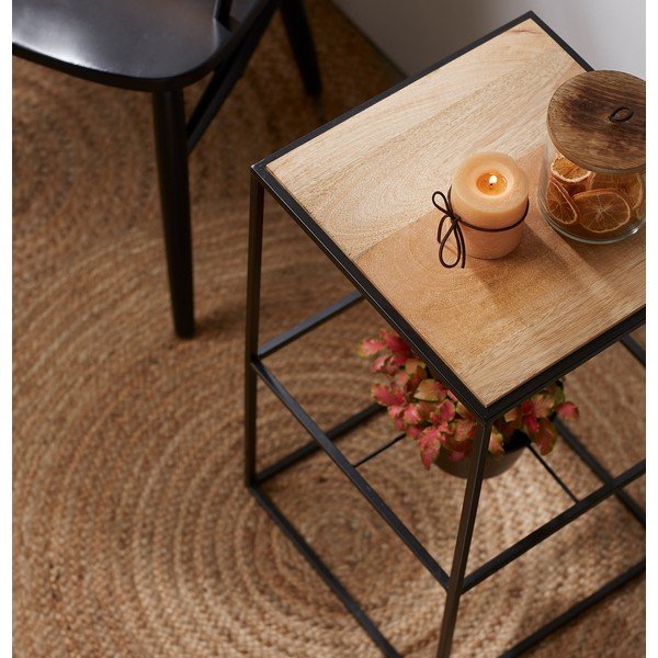 Džutas paklājs Kave Home Dip, ⌀ 100 cm-image-1