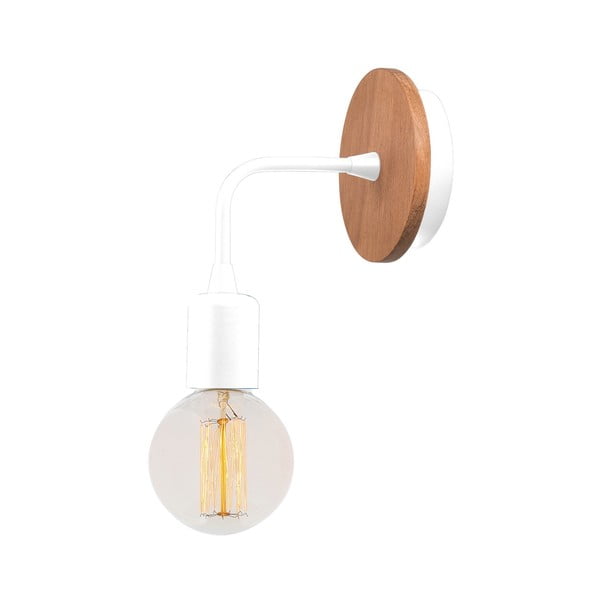 Balta sienas lampa Homemania Decor Simple Drop