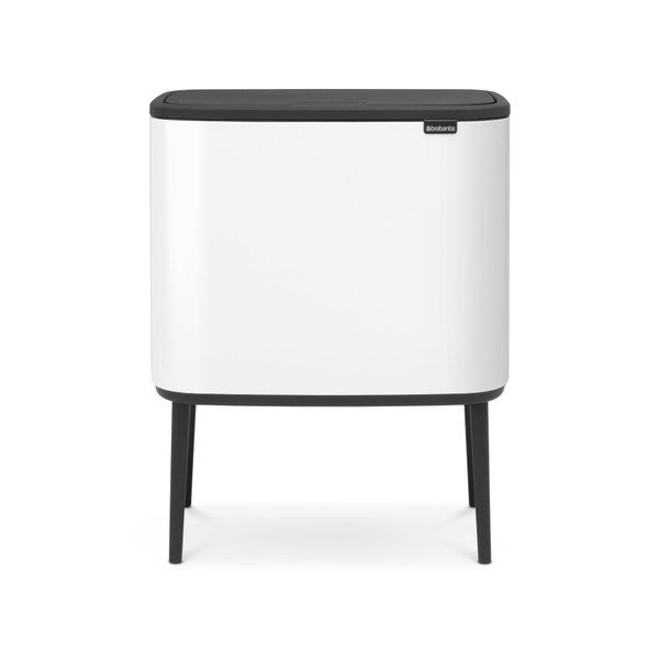 Balta ar pieskārienu atverama tērauda atkritumu tvertne 36 l Bo Touch Bin – Brabantia-image-3