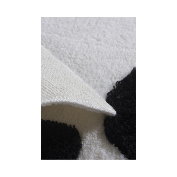 Melnbalts vannas istabas paklājs Crasso Panda, 100 x 60 cm-image-2