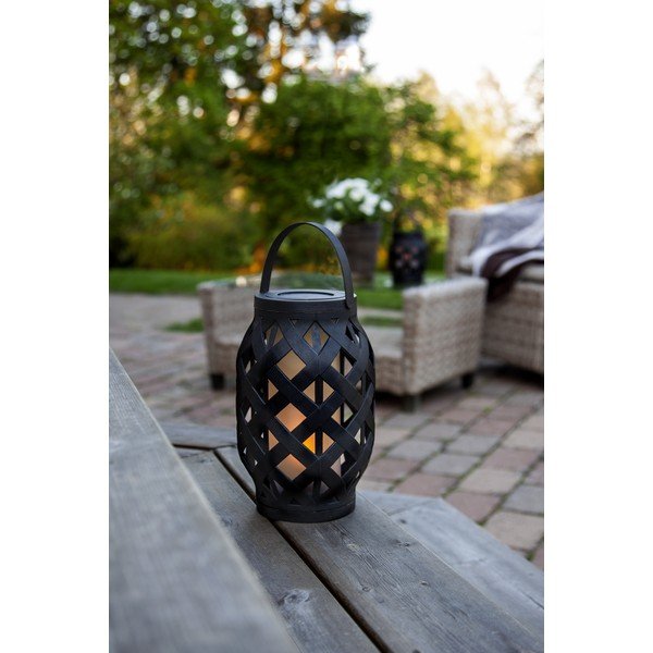 Melna laterna Star Trading Flame Lantern, augstums 23 cm-image-4