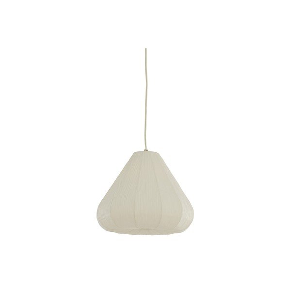 Krēmkrāsas piekaramā lampa ar papīra abažūru ø 10 cm Sarella – Light & Living
