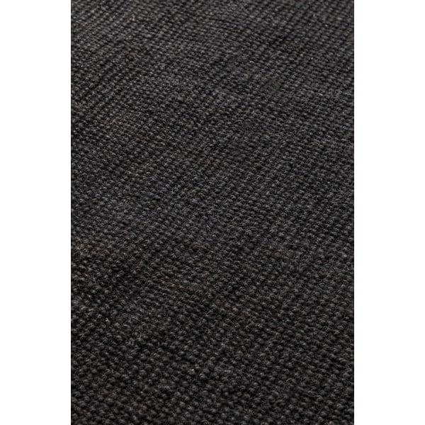 Melns džutas paklājs 120x170 cm Bouclé – Hanse Home-image-2