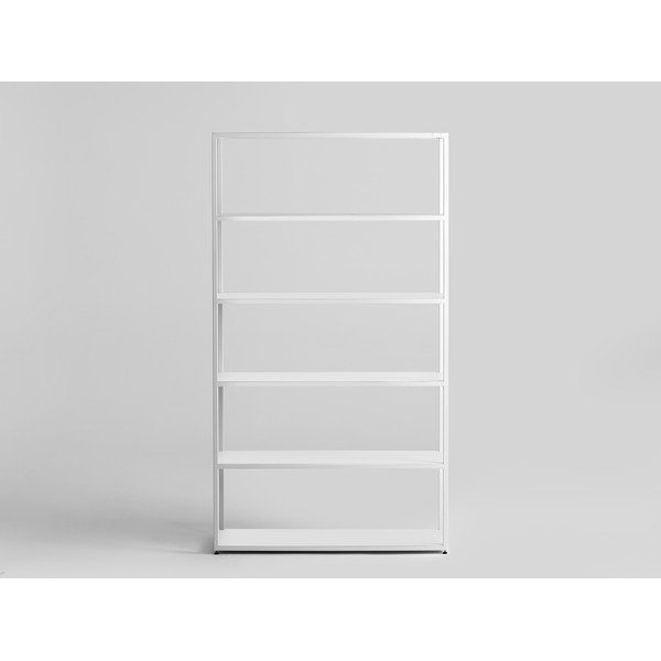 Balta metāla grāmatu plaukts Pielāgota forma Hyller-image-2