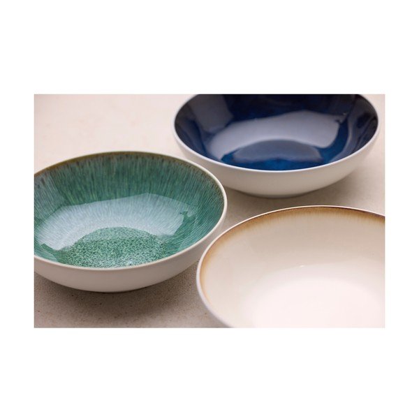 Balta/zaļa akmensmasas bļodiņa 900 ml Gastro White/Green – Bitz-image-4