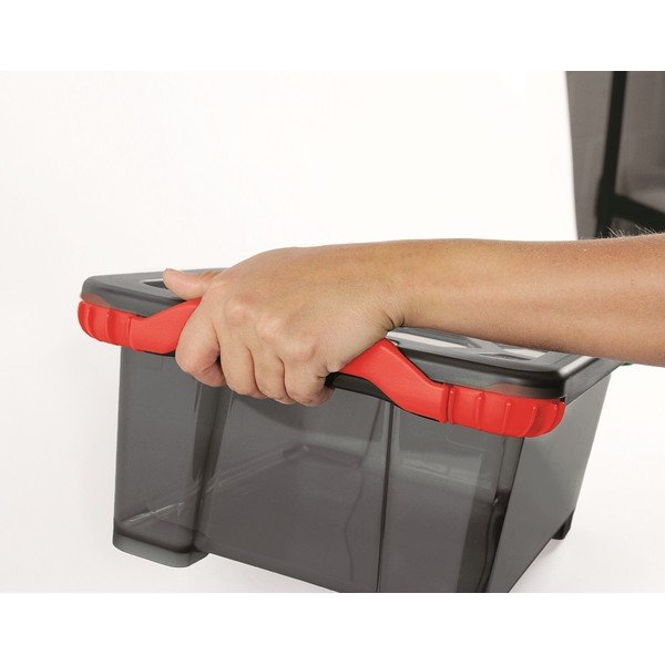 Plastmasas uzglabāšanas kaste ar vāku Evo Total – Rotho-image-2