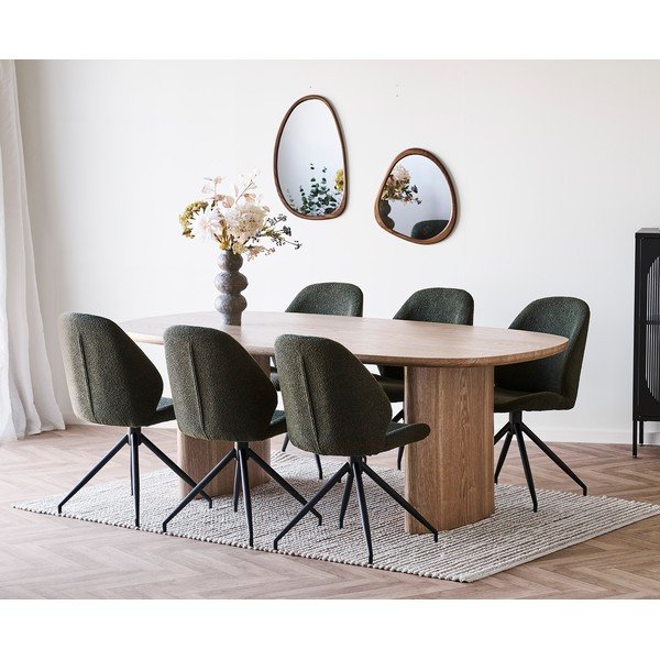 Ēdamgalds ar oškoka imitāciju 110x210 cm Serra – House Nordic-image-3