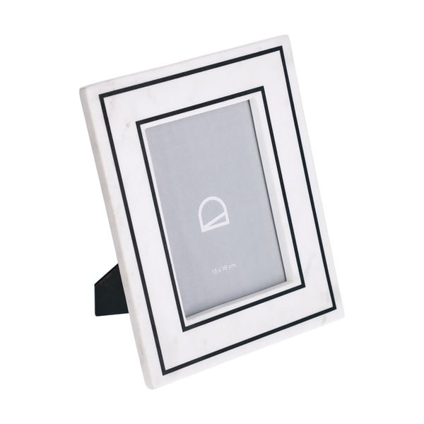 Balts akmens stāvošs foto rāmis 20x25 cm Vittoria – Kave Home