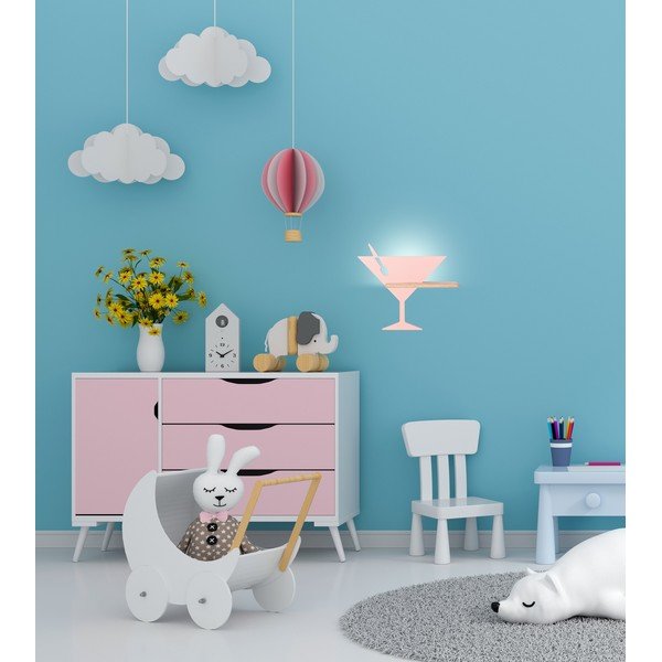 Rozā LED sienas lampa Piccolo – Candellux Lighting-image-1