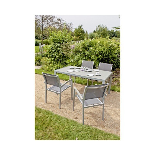 Pelēks dārza atpūtas krēsls Grace – Garden Pleasure-image-2