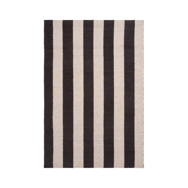 Melnbalts ar rokām darināts paklājs no vilnas maisījuma 200x300 cm Sissel – Jotex