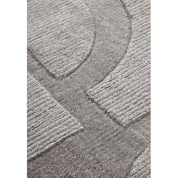 Pelēks ar rokām darināts vilnas paklājs 80x150 cm Alexis – Villeroy&Boch-image-4