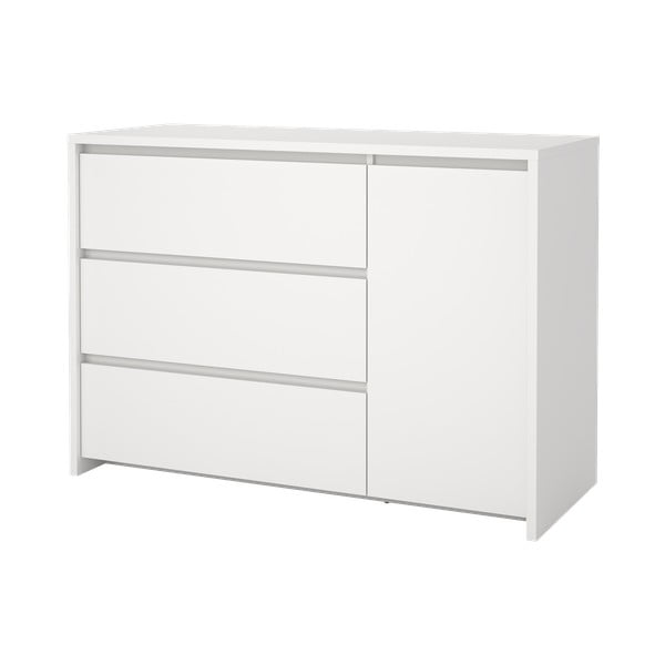 Balta kumode 119x84x48 cm Next – Tvilum-image-3