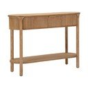 Dabīga toņa egles masīvkoka konsoles galds 40x110 cm Gothenburg – Mauro Ferretti