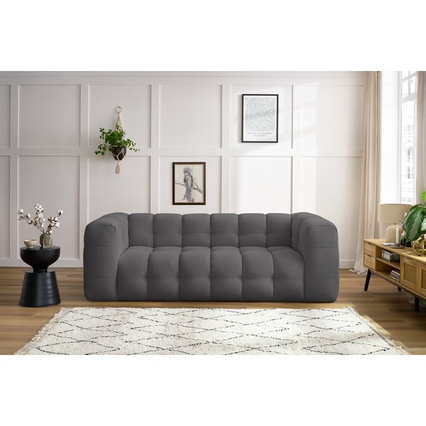 Tumši pelēks dīvāns 232 cm Cloud – Bobochic Paris-image-1