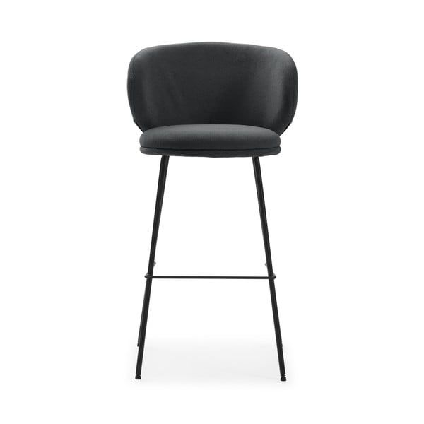 Tumši pelēki bāra krēsli (2 gab.) (sēdekļa augstums 65 cm) Rush – Marckeric-image-2