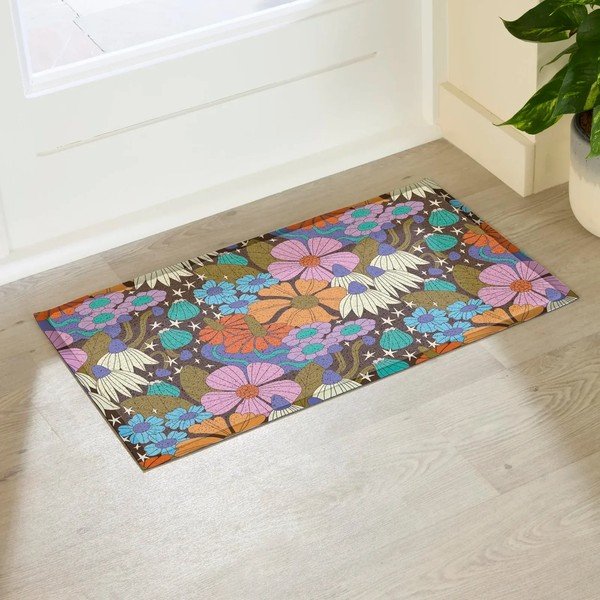 Pārstrādātas plastmasas kājslauķis 40x70 cm Elizabeth Olwen  – Artsy Doormats-image-1