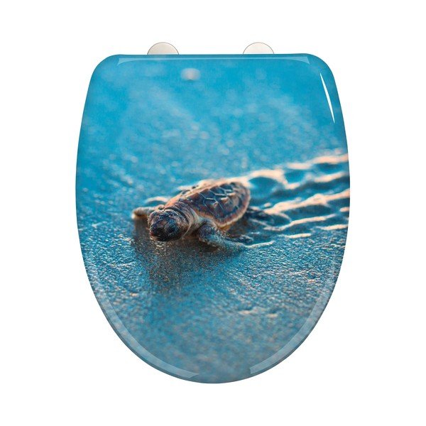 Tualetes poda sēdeklis ar automātisku aizvēršanos 37,5 x 41,5 cm Caretta – Wenko-image-2