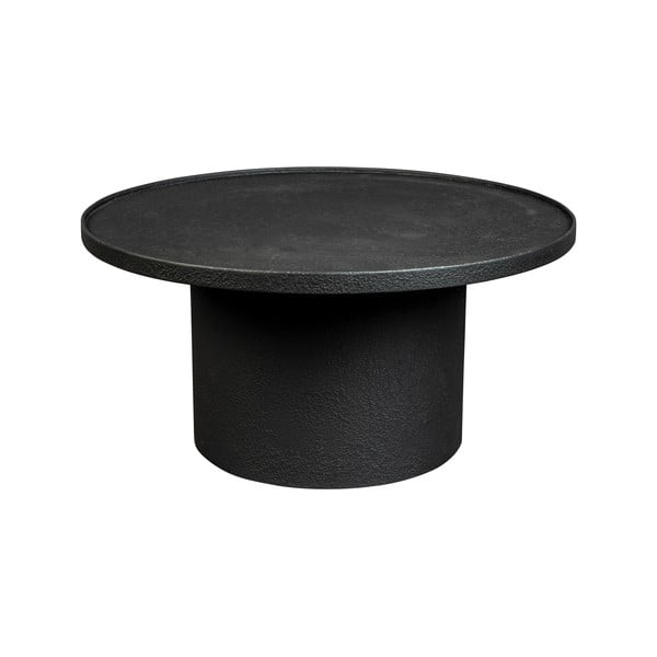 Melns apaļš žurnālgaldiņš ø 70 cm Winston – Dutchbone