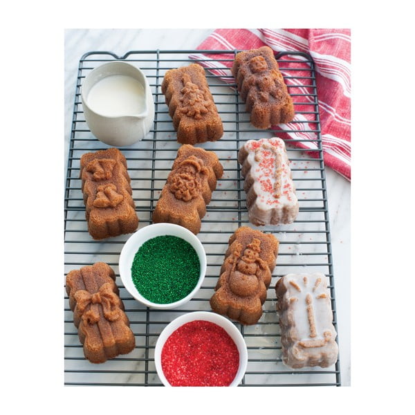 Kūku veidne 8 cepumiem sudraba krāsā Nordic Ware Christmas, 1,4 l-image-1