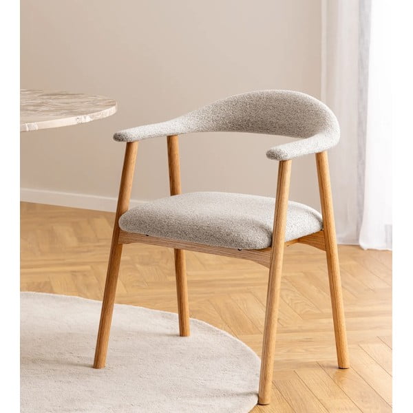 Bēšs/dabīga toņa pusdienu krēsls Addi – Actona-image-1