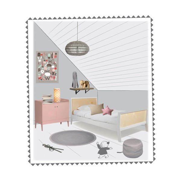 Bērnu paklājs Halo Gris, 90 cm-image-3