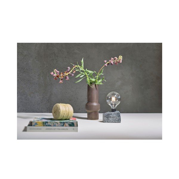 Tumši brūna māla vāze Villa Collection Rost, augstums 30,5 cm-image-4
