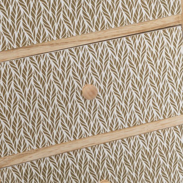 Dabīga toņa paulonijas masīvkoka augsta kumode 40x73 cm – Casa Selección-image-4